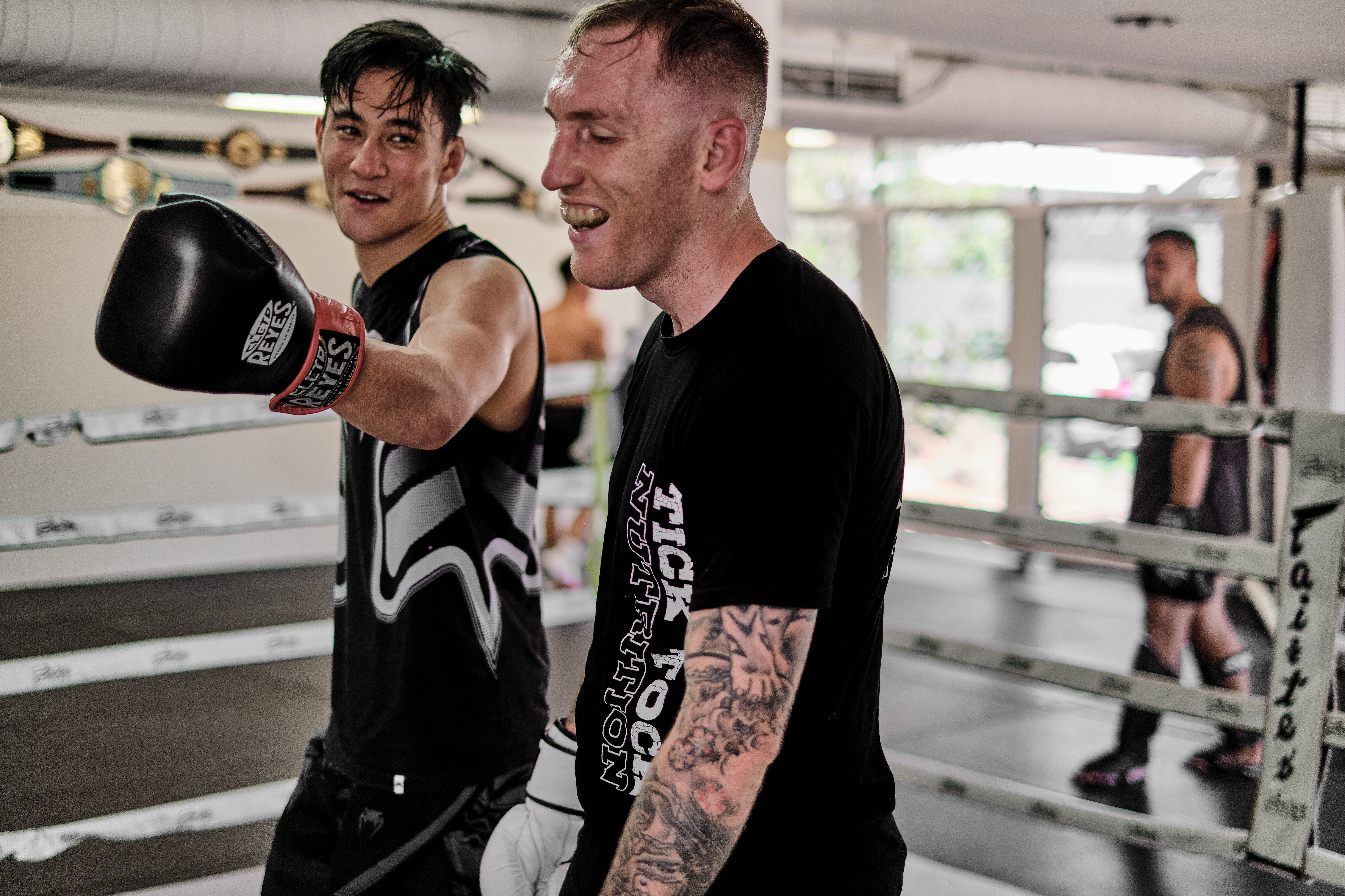 Sparring session at Team Compton
